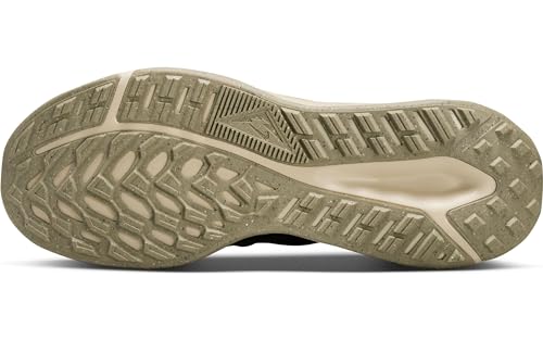 NIKE Men's Men's Low-top SneakersTrail Running Shoe, Black Ironstone Khaki Sanddrift Phantom, 8 US