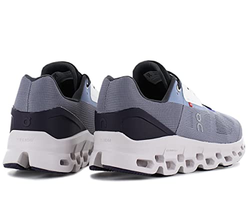 On Mens Cloudstratus Synthetic Textile Midnight Trainers 9 US