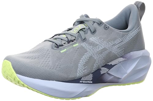 ASICS Women's Novablast 5 Sneaker, Gravel Blue Fade, 6.5