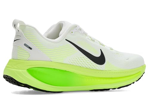 Nike Men's Vomero 18 White/Black/Electric Green/Volt 8 Medium