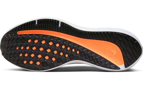 Nike Winflo 10 shoes code DV4022-101, White Black Orange Yellow, 14 US
