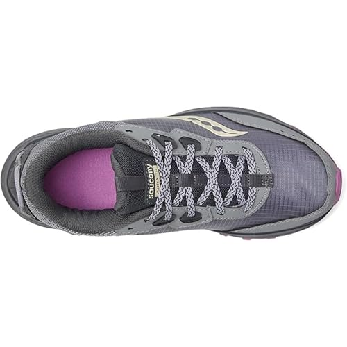 Saucony Women's Aura Tr Sneaker, Fossil/Grape, 11