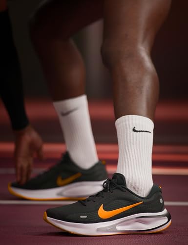 Nike Men's Journey Run Road Running Shoes, Black/Total Orange-Anthracite-Wolf Grey, 13