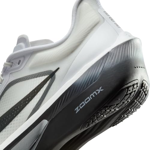 Nike Zoom Fly 6 Men's Road Racing Shoes (White/Smoke Grey/Metallic Silver/Black) Size 13