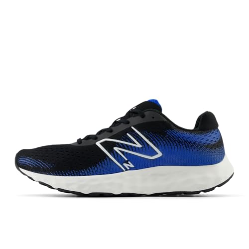 New Balance Men's 520 V8 Running Shoe, Blue Oasis/Black/White, 12