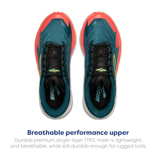 Brooks Men's Catamount 4 Speed Trail Running Shoe - Legion Blue/Celestial/Flame - 11 Medium