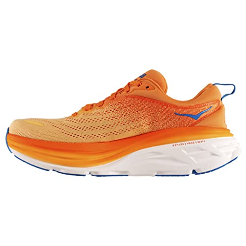 HOKA Men's Bondi 8 Shoes (Impala/Mock Orange, us_Footwear_Size_System, Adult, Men, Numeric, Medium, Numeric_10)