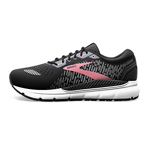 Brooks Women's Addiction GTS 15 Supportive Running Shoe - Black/Ebony/Mauvewood - 7 Medium