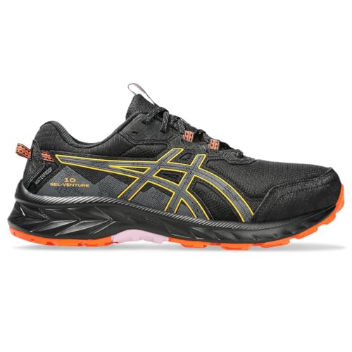 ASICS Women's Gel-Venture 10 Wp Sneaker, Black Carrier Grey, 6 US