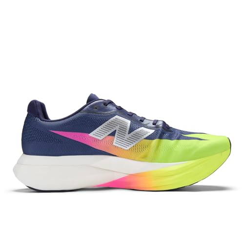 New Balance Men's FuelCell SuperComp Elite V5 Running Shoe, Boysenberry/Afterglow, 11.5