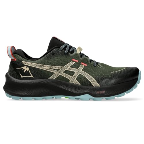 ASICS Men's Gel-Trabuco 12 Running Shoes, 7, SMOG Green/Feather Grey
