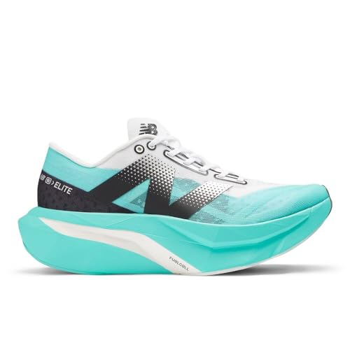 New Balance Women's FuelCell SuperComp Elite V4 Running Shoe, Cyber Jade/White/Black, 6.5 M