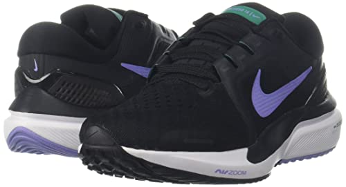 Nike Women's Air Zoom Vomero 16 Running Shoe, Black/Light Thistle-Off Noir, 7 M US