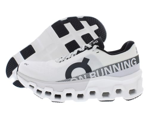 On Women's Cloudmonster 2 Running Shoes, Undyed/Frost, 8.5 US