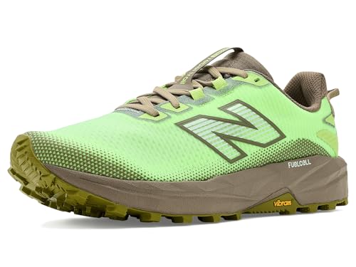 New Balance Men's FuelCell Rebel Trail Running Shoe, Afterglow/Thunder Brown, 12