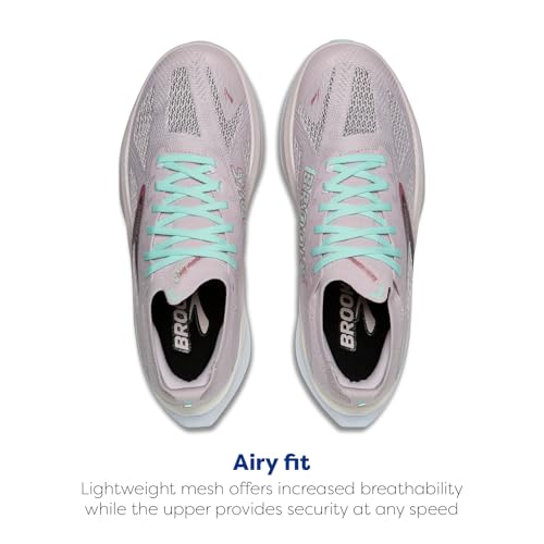 Brooks Women's Hyperion Max 3 Neutral Running Shoe - Pink/Yucca/Black - 9.5 Medium