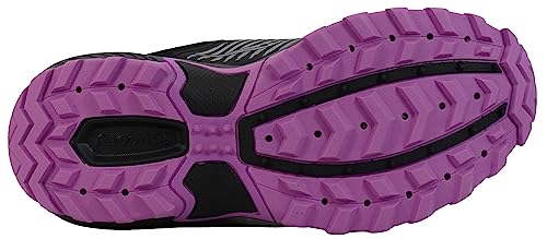 Saucony Women's Excursion Tr15, Black/Purple/Yellow, 8 W