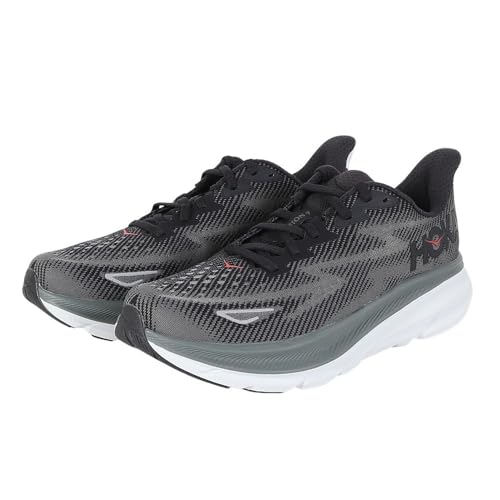 Hoka Men's Clifton 9 Black/Outer Orbit 8 Medium