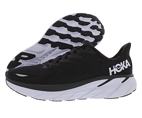 HOKA ONE ONE Clifton 8 Mens Shoes Size 11, Color: Black/White - product image