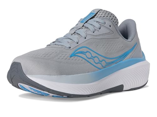 Saucony Women's Echelon 10 Sneaker, Flint/Breeze, 5