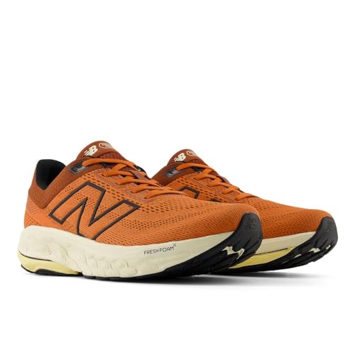New Balance Men's Fresh Foam X 860 V14 Running Shoe, Infield Clay/Relic Brown/Black, 10.5