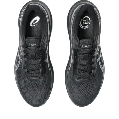 ASICS Men's GT-1000 13 Running Shoes, 10, Black/Steel Grey