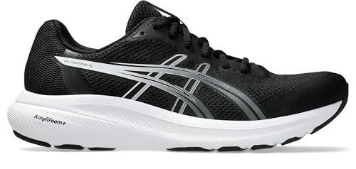 ASICS Men's Gel-Contend 10 Black/White Trainers, Black White, 8.5 US
