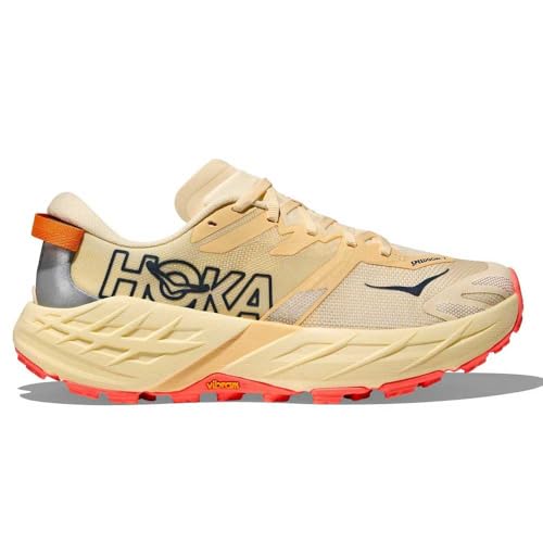 Hoka Women's Speedgoat 7 Vintage Yellow/Neon Flame 7 Medium