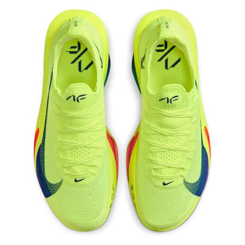 Nike Air Zoom Alphafly Next% 3 Mens Running Shoes Color: Neon Yellow/Dark Blue Size: EUR 42.5 | US 9 | UK 8