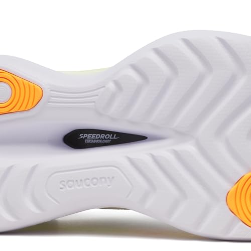Saucony Women's Endorphin Trainer Sneaker, White/Black, 9