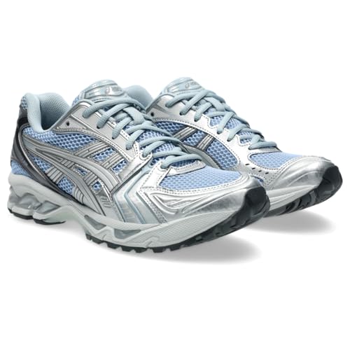 ASICS Unisex Gel-Kayano 14 Sneakers, Dolphin Grey/Pure Silver, 10 US Women/8.5 US Men
