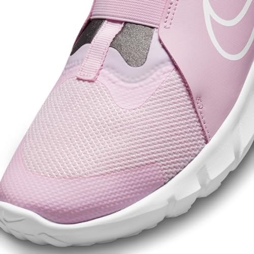 Nike Toddlers Unisex-Child Flex Runner 2 Running Shoes, Pink Foam White Flat Pewter Photo Blue, Size 7 Toddler
