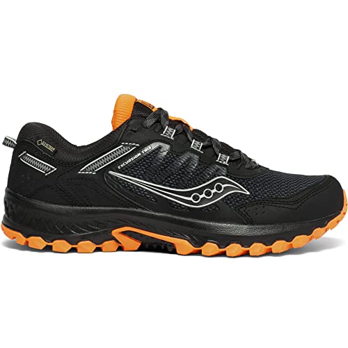 Saucony Men's Versafoam Excursion TR13 Black/Orange Running Shoe 10 M US