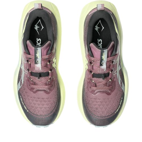 ASICS Women's Trabuco Max 4 Running Shoes, 8.5, Purple Oxide/Cold Moss