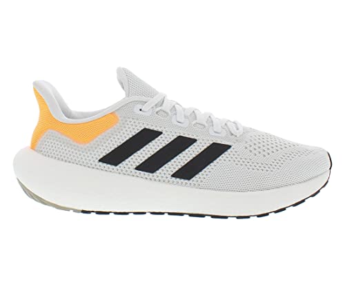 adidas Pureboost Jet Unisex Shoes Size 12, Color: Dove/Black/Orange