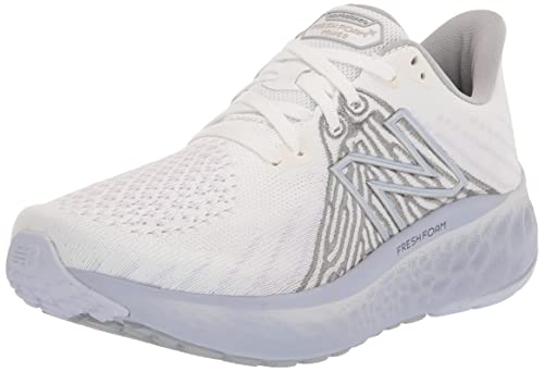 New Balance Women's Fresh Foam X Vongo V5 Running Shoe, White/Silver Mink/Libra, 5 Wide US