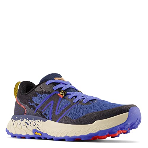 New Balance Men's Fresh Foam X Hierro V7 Running Shoe, Nb Navy/Black/Bright Lapis, 10.5