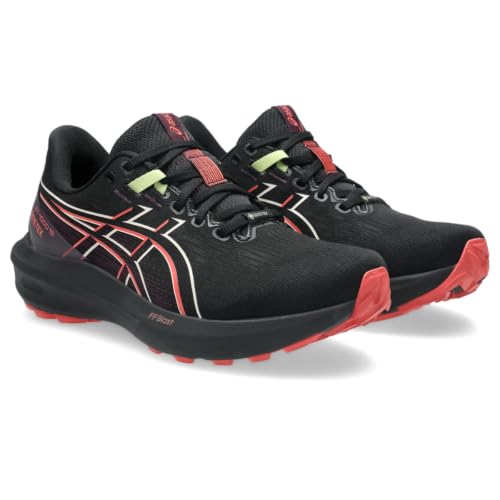 ASICS Women's GT-1000 15 GTX Running Shoes, 8, Black/Dark Aubergine