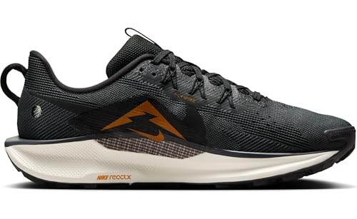 Nike Pegasus Trail 5 Men's Trail Running Shoes (DV3864-006, Black/Monarch/Pale Ivory/Off Noir) Size 7.5