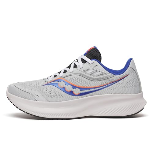 Saucony Men's Cohesion 18 Sneaker, Cloud/Lapis, 12