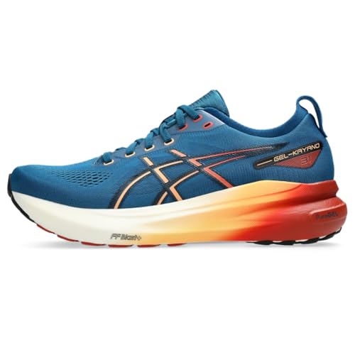 ASICS Men's Gel-Kayano 31 Running Shoes, 12.5, Rich Navy/Spice Latte