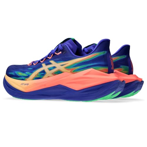 ASICS Unisex SUPERBLAST 3 Running Shoes, 10M / 11.5W, Cobalt Burst/Light Orange