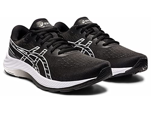 ASICS Women's Gel-Excite 9 Running Shoes, 5, Black/White