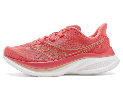 Saucony Women's Endorphin Speed 5 Sneaker, Coral/Salmon, 6.5