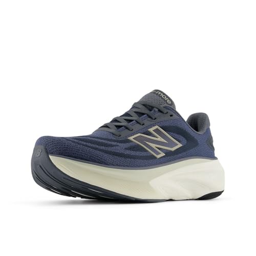 Men's New Balance Fresh Foam X More v6 Running Shoes in Graphite/Vintage Indigo product image