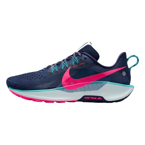 Nike Mens Pegasus Trail 5 Midnight Navy/Hyper Pink/Dusty Cactus 11 Medium - product image