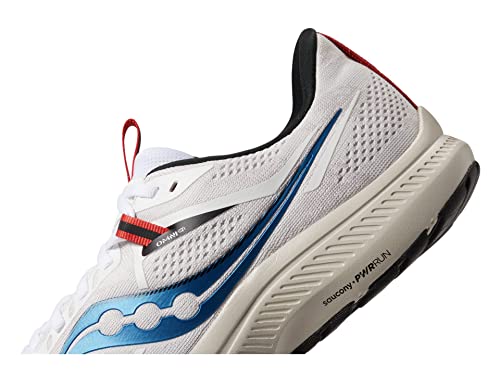 Saucony mens Omni 21 Running Shoe, White/Sand, 11.5 US