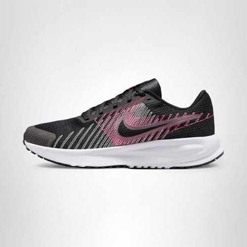Nike Women's Run Defy Road Running Shoes, Black/Elemental Pink-Hyper Pink, 8