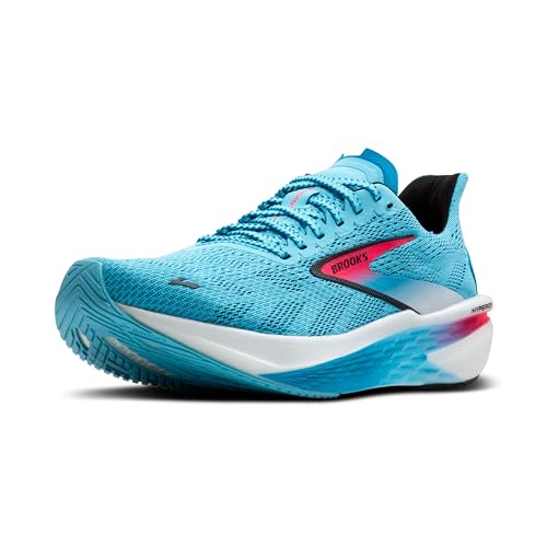 Brooks Women’s Hyperion 2 Neutral Running Shoe - Crystal Seas/Diva Pink/Black - 6 Medium