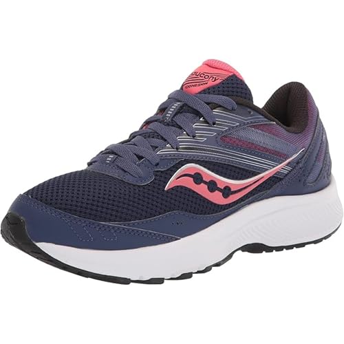 Saucony Women's Cohesion 15 Running Shoe, Cobalt/Punch, 9